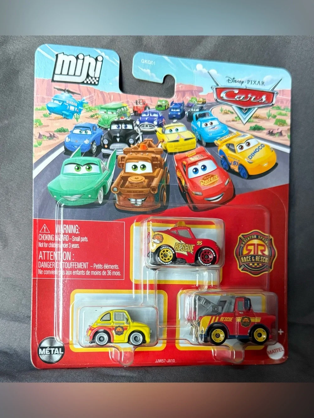 Disney Pixar Cars Mini Diecast: Race & Rescue 3-Pack